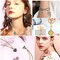 500 Pieces Charms Bulk Wholesale Assorted Gold Plated Enamel Pendants Earring for Bracelet Necklace DIY Jewelry Making Craft Supplies